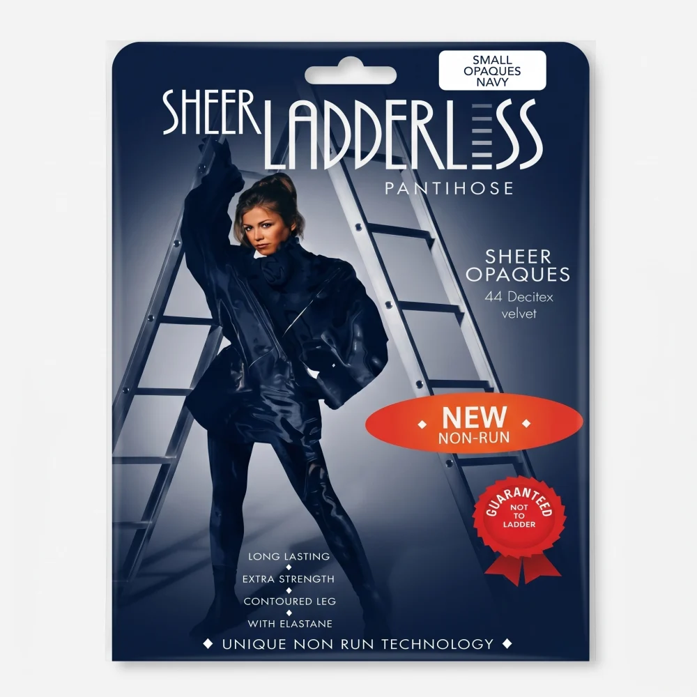 Navy Ladderless Tights