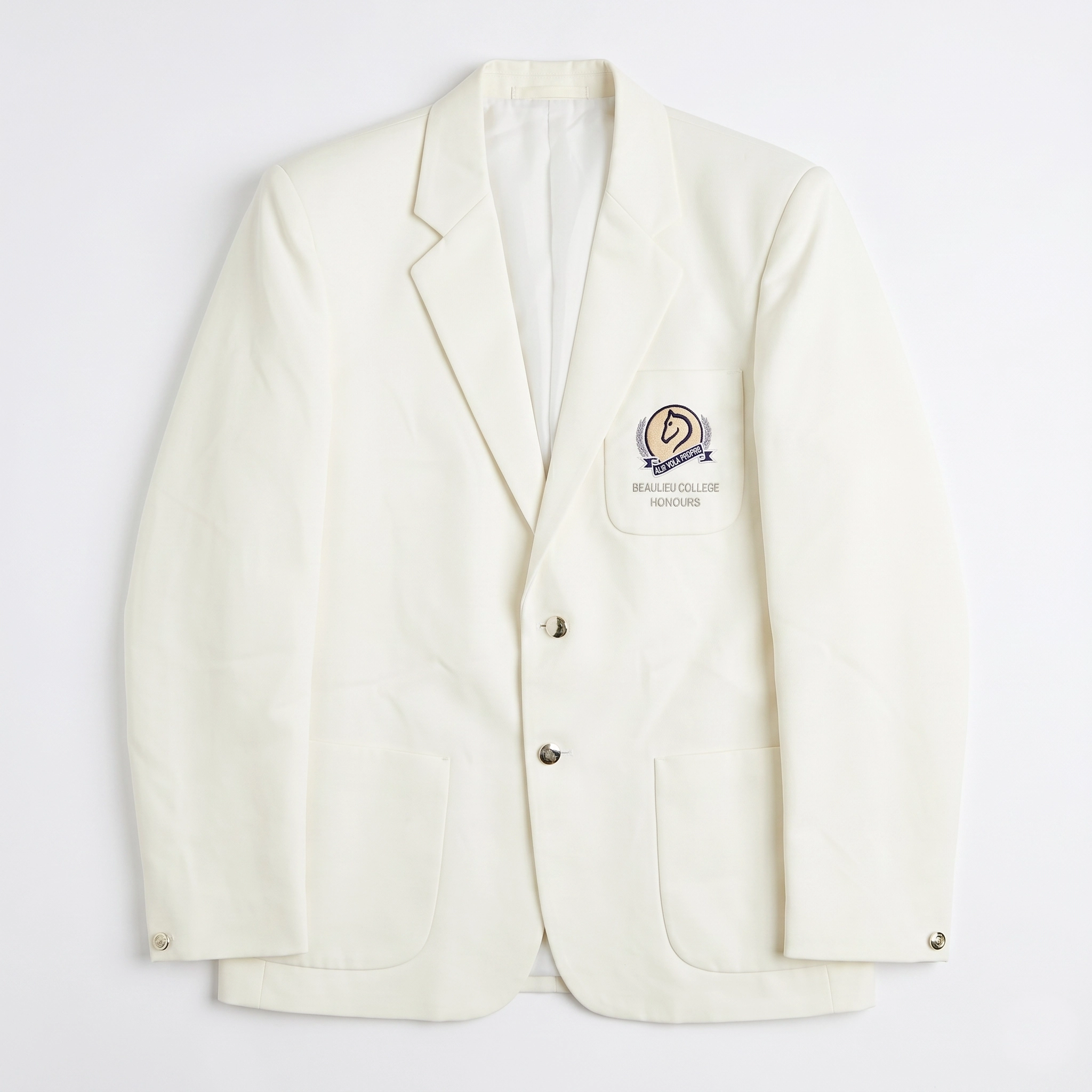 BC WHITE BLAZER 102 BC White Blazer - Image 1