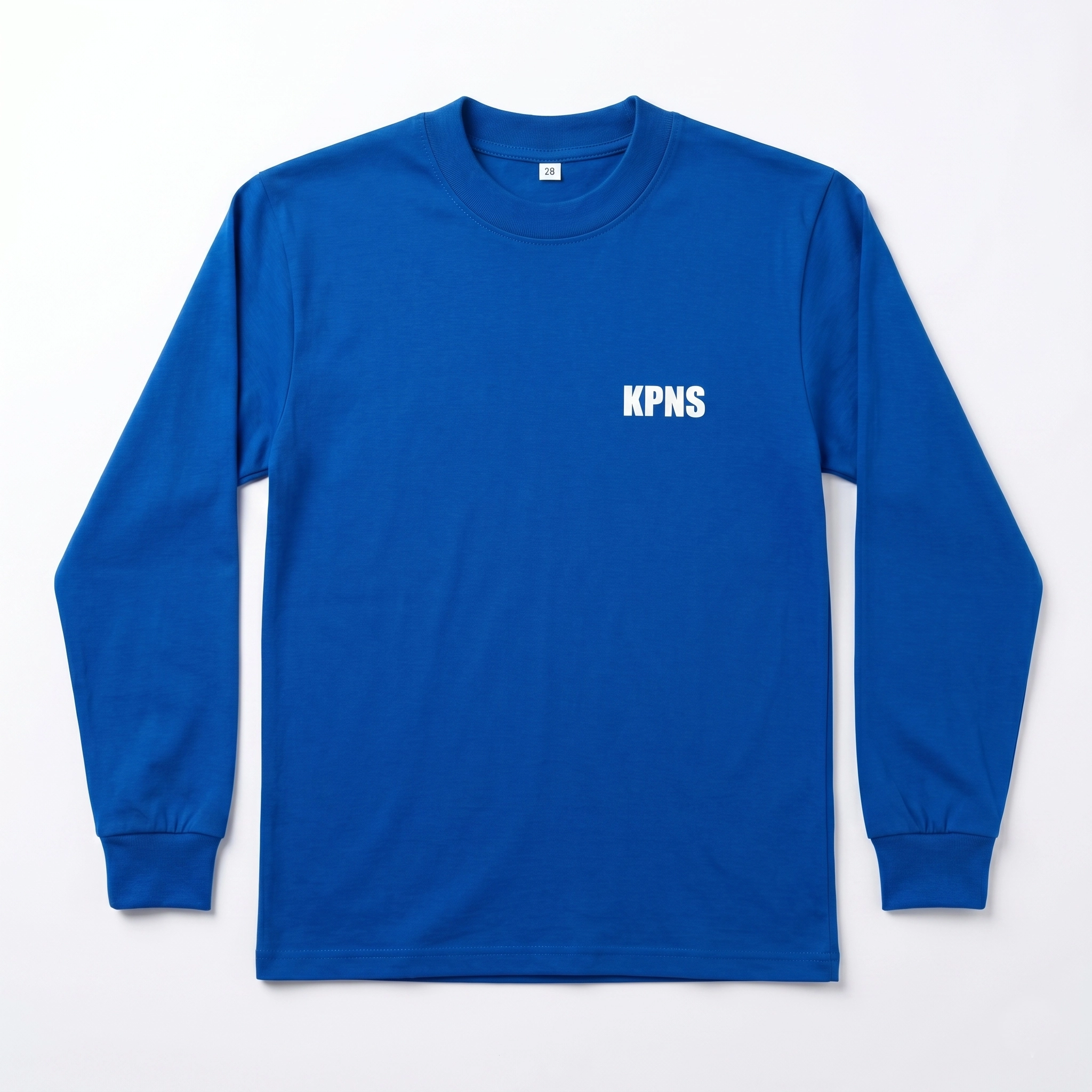 KPNS BLUE T SHIRT LONG SLEEVE 28 KPNS Long Sleeve T-Shirt - Image 1