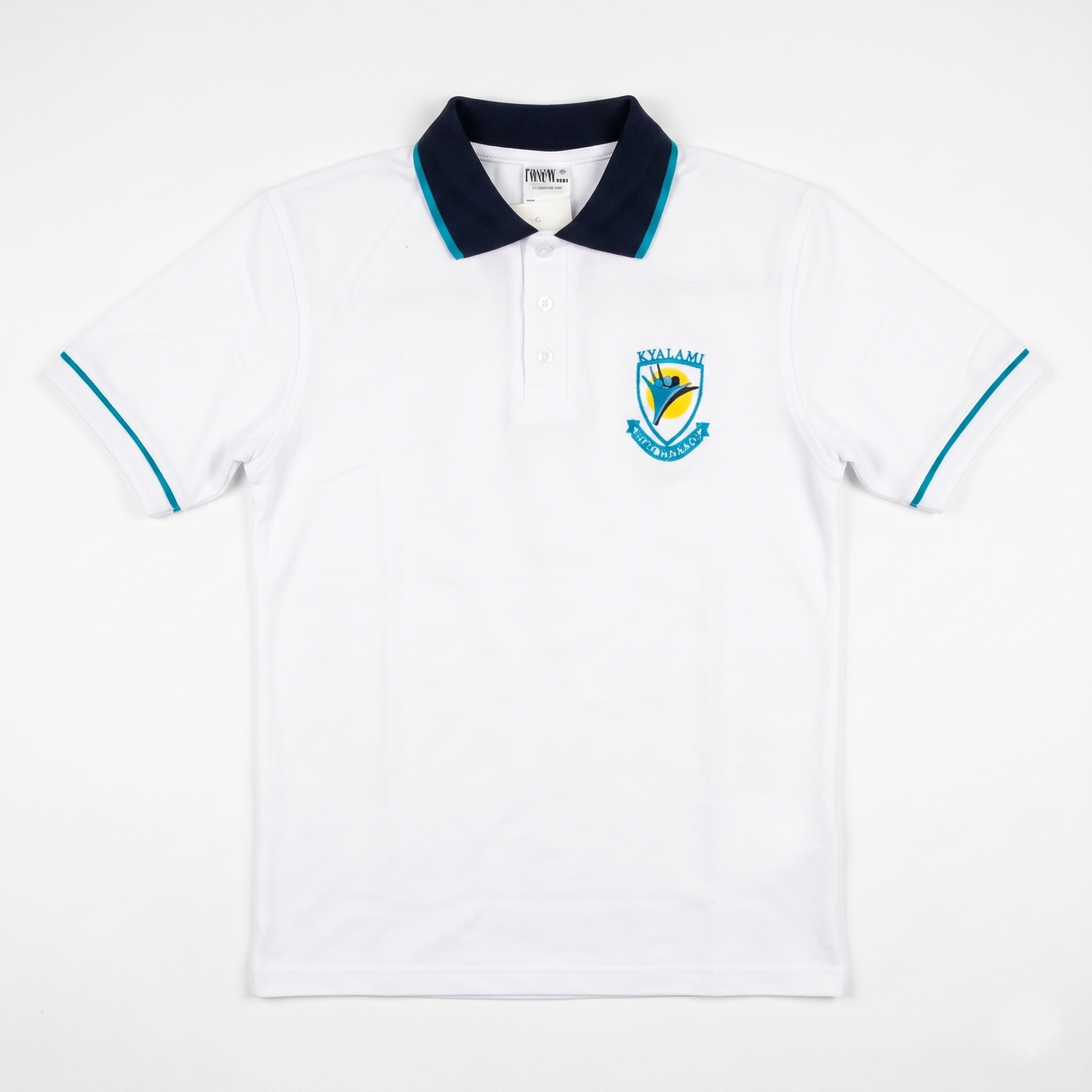 KPS WHITE GOLF SHIRT 30 White Golf Shirt - Image 1
